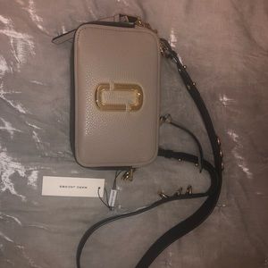 Brand new never worn Marc Jacobs grayblack cross
